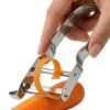 2 Pack - Swiss STAR Vegetable Peeler, Carbon Steel Blade and Stainless Handle