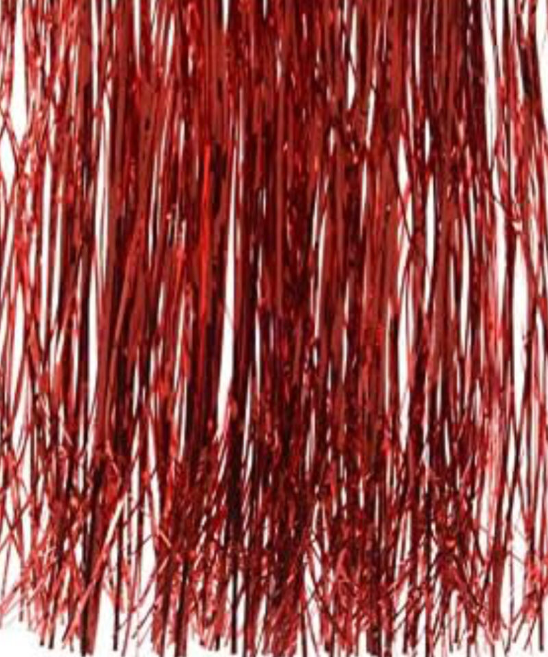 Toyland® 40 x 48cm Red Lametta Perfect for Christmas - Arts & Crafts - Decoration
