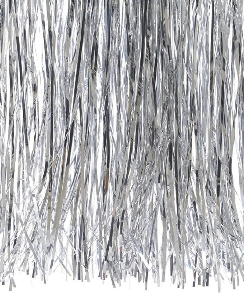 Toyland® 40 x 48cm Silver Lametta Perfect for Christmas - Arts & Crafts - Decoration