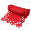 Toyland With Snowflake Edge Design-Christmas Tableware-Dining Room Accessories, Red, 2m