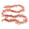 BALLOONSHOP Toyland® 2m Tinsel Garland with Stars - Thin Strands - Christmas Tree Decorations (Copper)