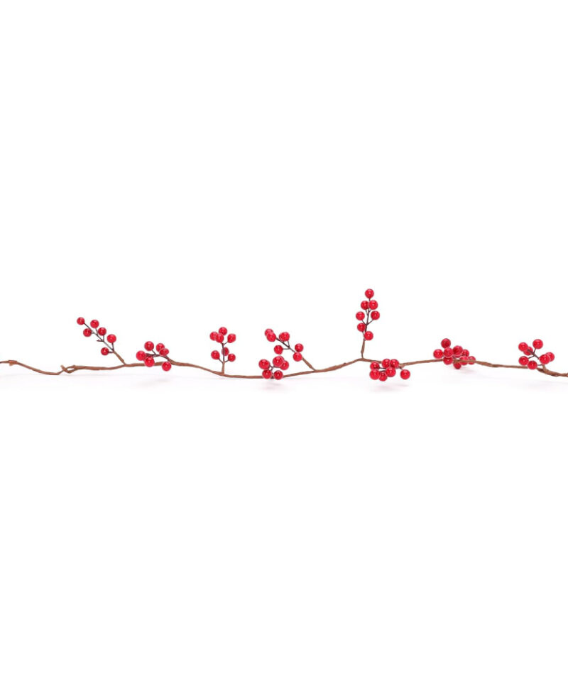 Toyland® 90cm (35 inches) Red Berry Garland - Christmas Decoration - Home Decoration