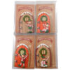 Pack Of 2 - 7.5cm Christmas Door With Elf Ornament - Stocking Fillers - Secret Santa - Christmas Decoration