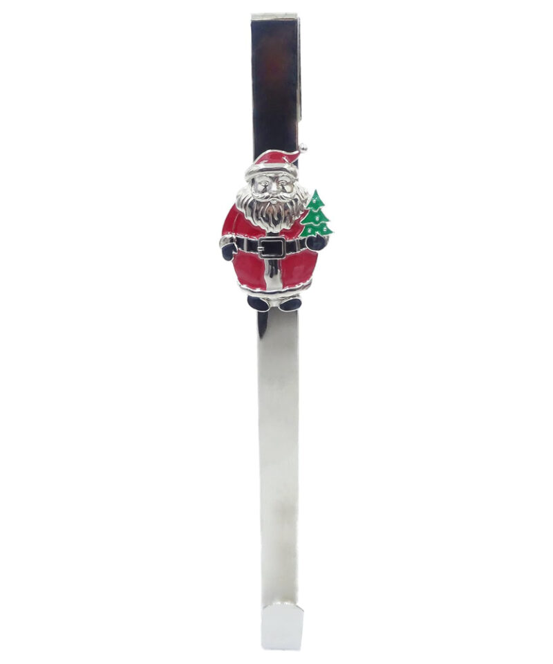 Toyland 38cm Santa Character Metal Wreath Holder - Perfect Accessory For Hanging Christmas Decorations