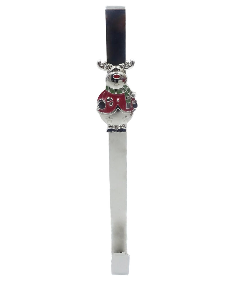 Toyland 38cm Reindeer Character Metal Wreath Holder - Perfect Accessory For Hanging Christmas Decorations
