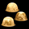 Toyland Childs Christmas Battery Operated LED Ceramic Night Light - 3 Designs, 1 Supplied - Home Christmas Decorations