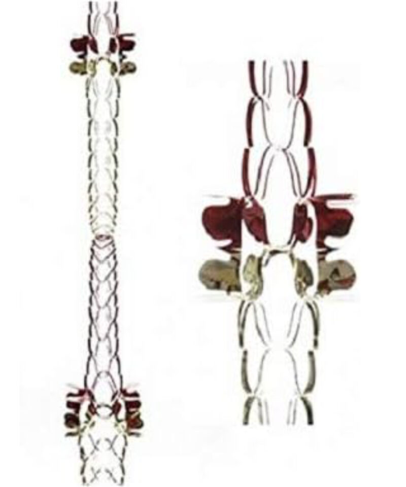 Red/Gold 6 Section Garland 2.7m X 14.5cm X 14.5cm