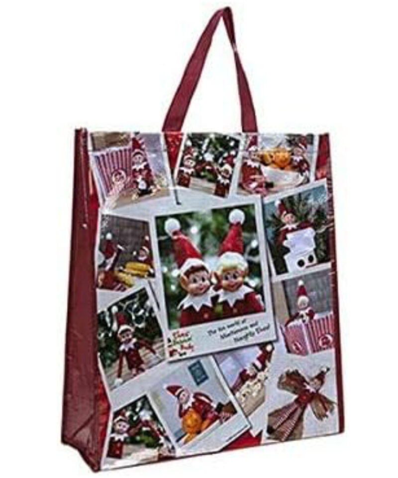 Elves Behavin' Badly Reusable Shopping Bag - Ideal for Christmas Presents - Christmas Accessories