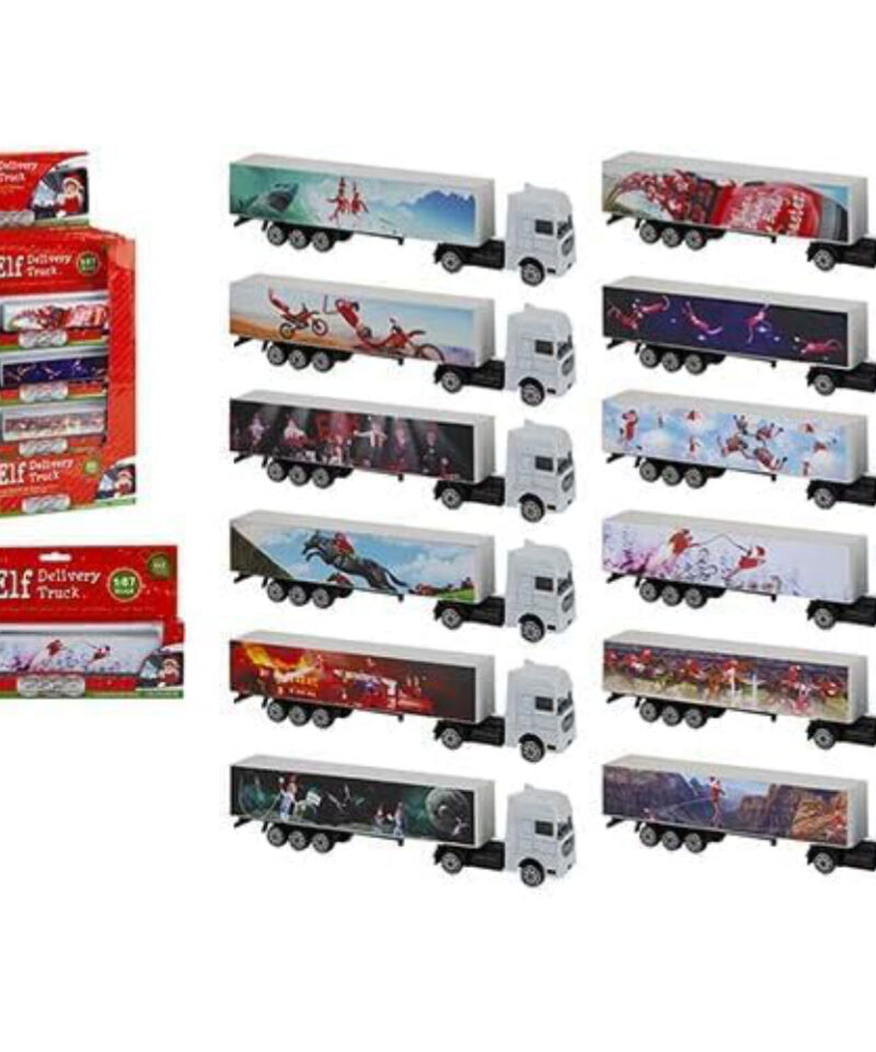 Elves Behavin' Badly 20cm Diecast Elf Delivery Truck 1:87 Scale - Christmas Collectables- 1 of 12 Assorted Styles