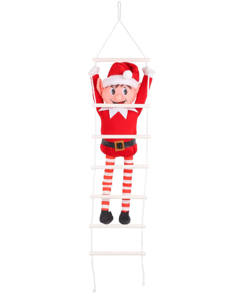 Elves Behaving Badly Christmas Elf Ladder- Hanging Christmas Decoration