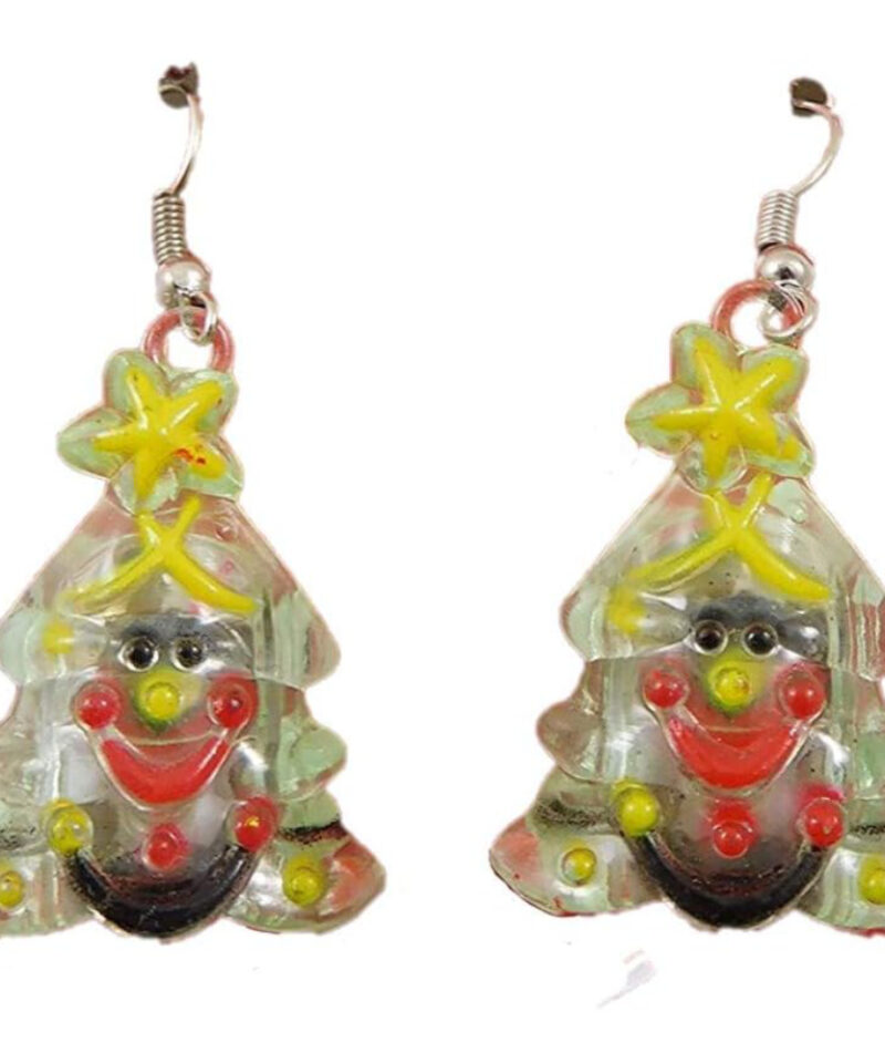 Toyland® Pack Of 1 Light Up Santa Earrings - Christmas Accessories