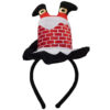 28cm Novelty Santa In Chimney Headband - Christmas Accessories - Stocking Fillers