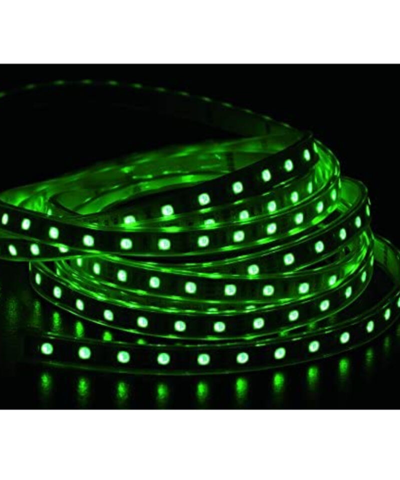 5 Metre Green LED Flexible Weatherproof Strip Lights - 300 Green LEDs - Christmas Lighting/Garden Lighting