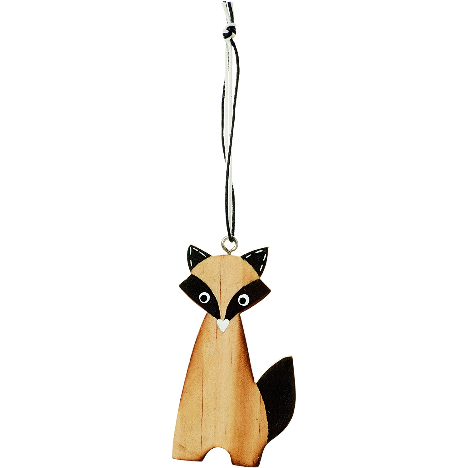 Four Wooden Painted Fox Hangers - Perfect Christmas Tree Hanger Or Home ...