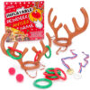 Inflatable Reindeer Hat Ring Toss Antler Game