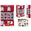 Toyland® Pack of 12 Christmas Crackers With Post Box & Red Bus Design - British Christmas Theme