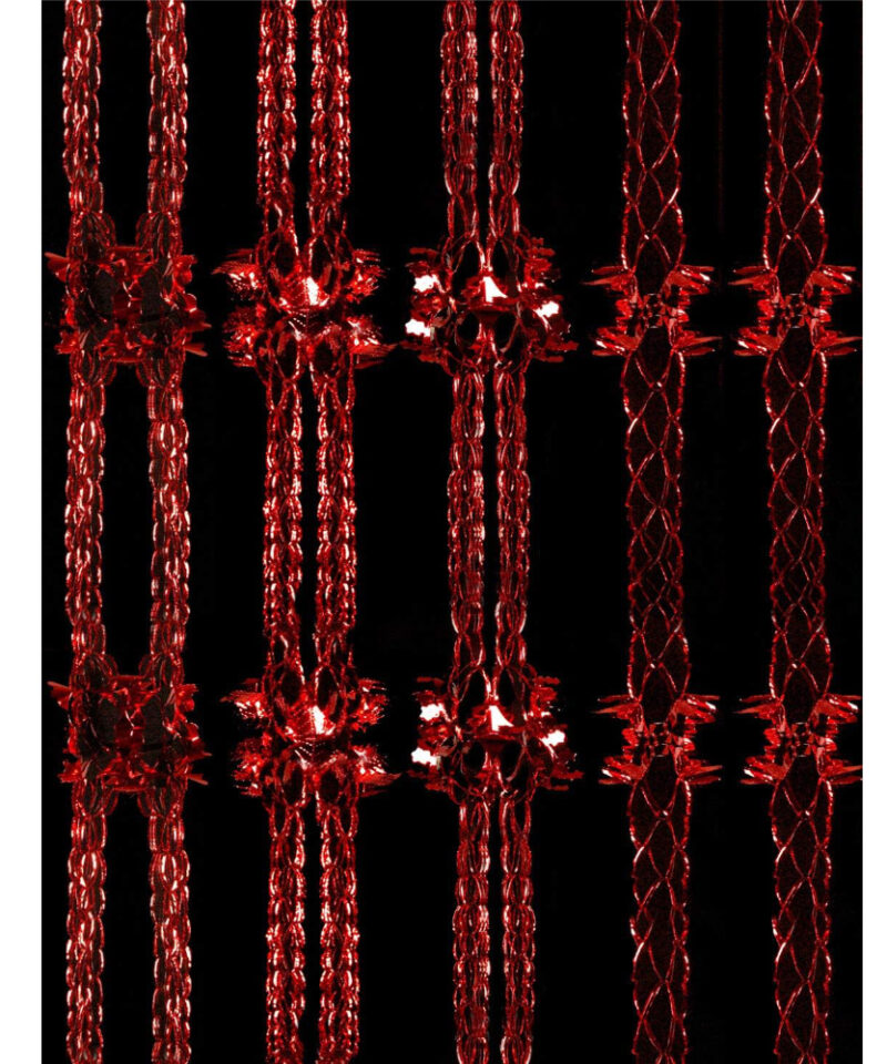 Toyland® Pack Of 2-9ft Red Foil Garland Christmas Decoration - Christmas Foil Decorations - Hanging Decorations