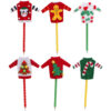 Christmas Jumper Pen - 1 Design Chosen At Random - Novelty Stocking Fillers