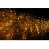 480 Super Bright Warm White LED Snowing Icicle Lights - Christmas Lighting - 11.8m Lit Length - 10m Lead Length