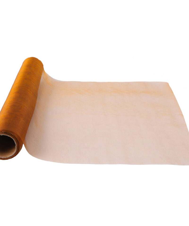 9M x 40cm Roll of Sheer Organza - Christmas Decorations/Wedding Accessories (Copper)