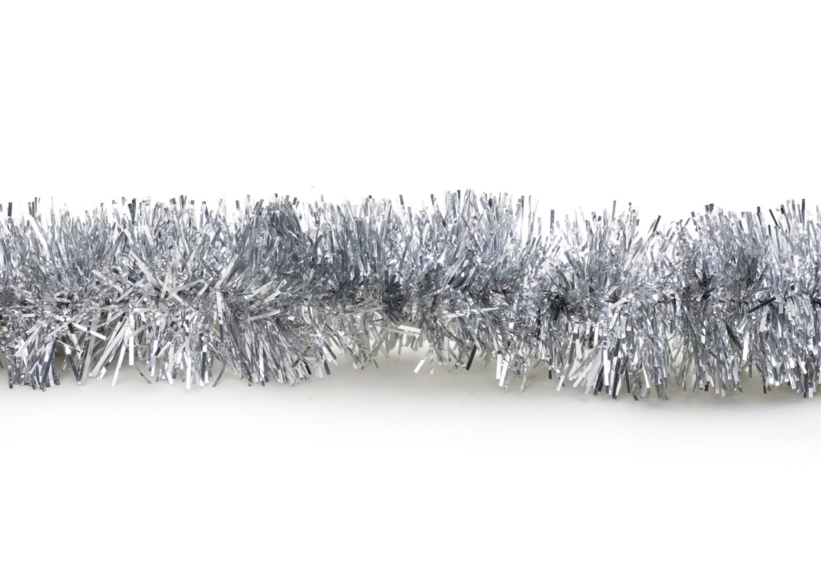 2 Metre Fine Christmas Tinsel - Christmas Decoration Tinsel (Silver ...