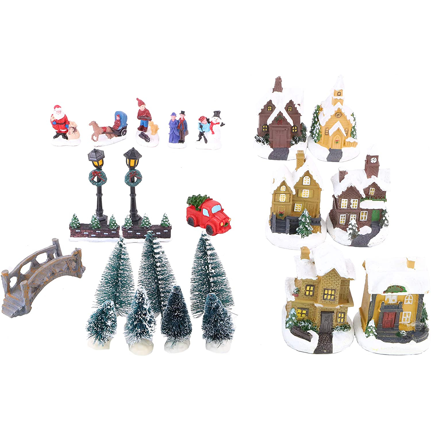 Mini Christmas Village Set 