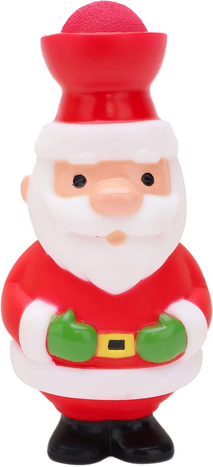 13cm Popping Squeezy Foam Shooter Novelty Christmas Toy - Santa Design ...